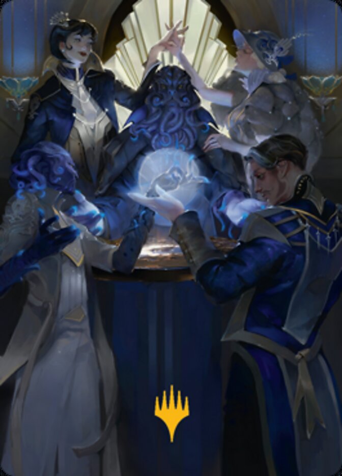 Obscura Ascendancy Art Card (Gold-Stamped Signature) [Streets of New Capenna Art Series] - Destination Retro