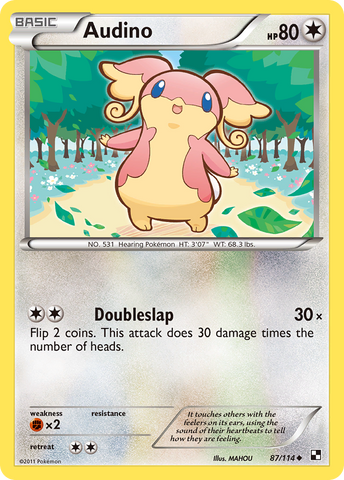Audino (87/114) [Black & White: Base Set] - Destination Retro