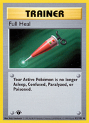 Full Heal (82/102) [Base Set 1st Edition] - Destination Retro