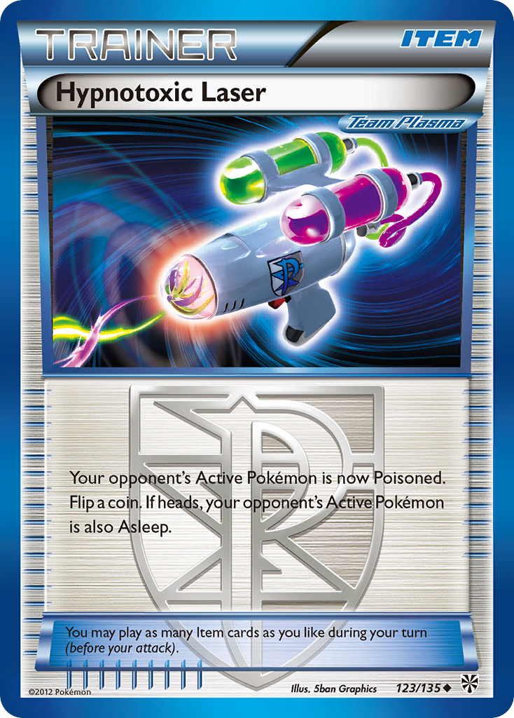 Hypnotoxic Laser (123/135) [Black & White: Plasma Storm] - Destination Retro