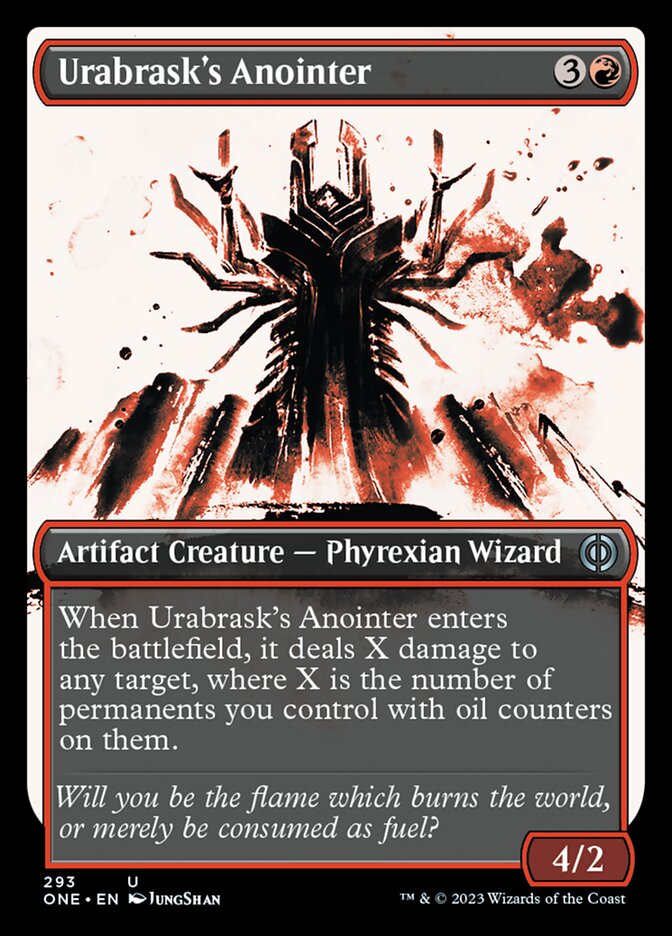 Urabrask's Anointer (Showcase Ichor) [Phyrexia: All Will Be One] - Destination Retro