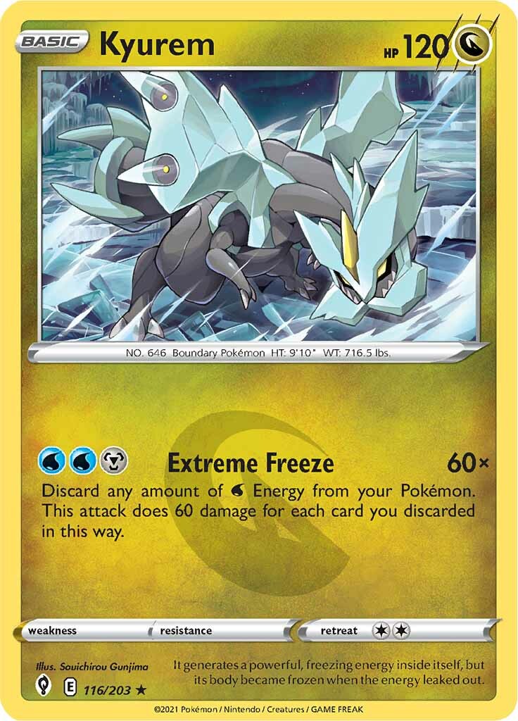 Kyurem (116/203) [Sword & Shield: Evolving Skies] - Destination Retro