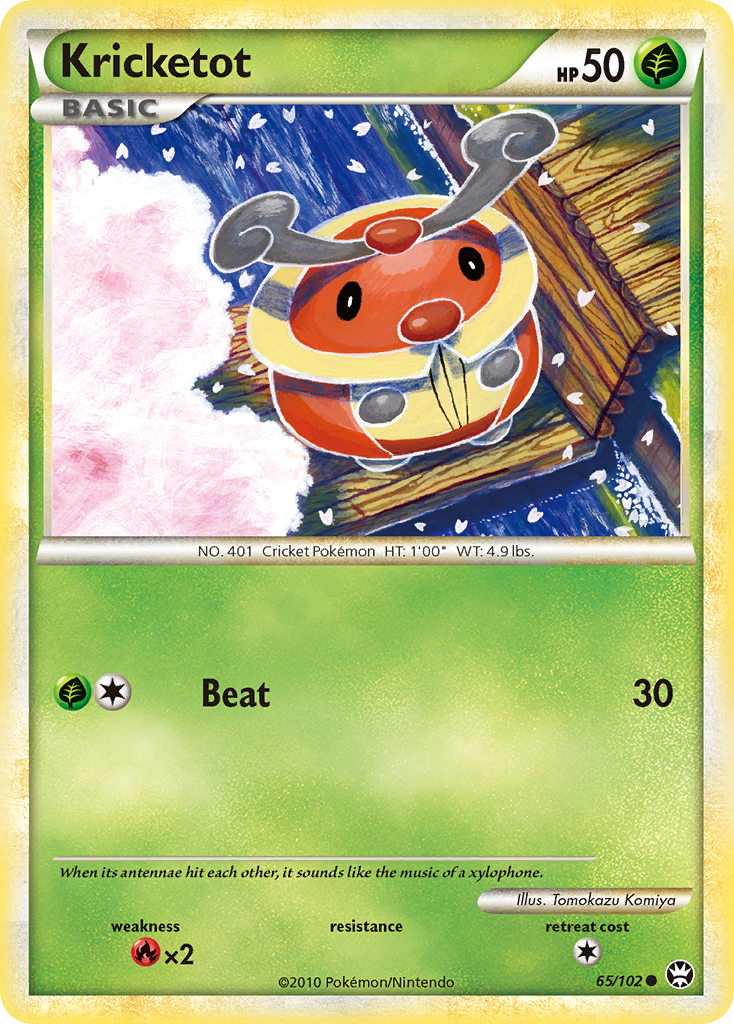 Kricketot (65/102) [HeartGold & SoulSilver: Triumphant] - Destination Retro
