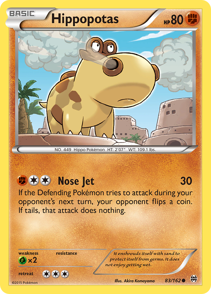Hippopotas (83/162) [XY: BREAKthrough] - Destination Retro