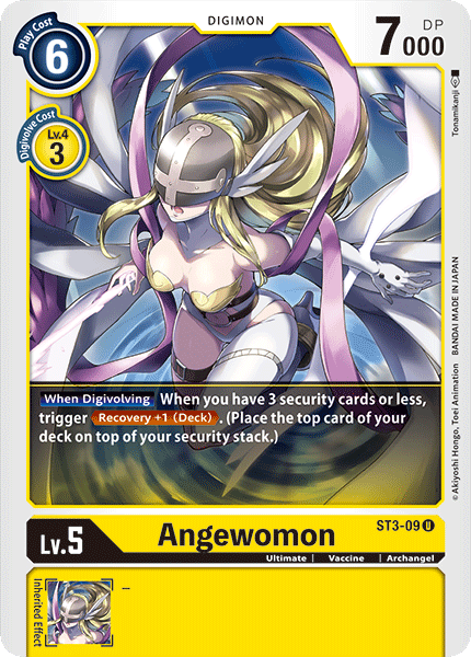Angewomon [ST3-09] [Starter Deck: Heaven's Yellow] - Destination Retro