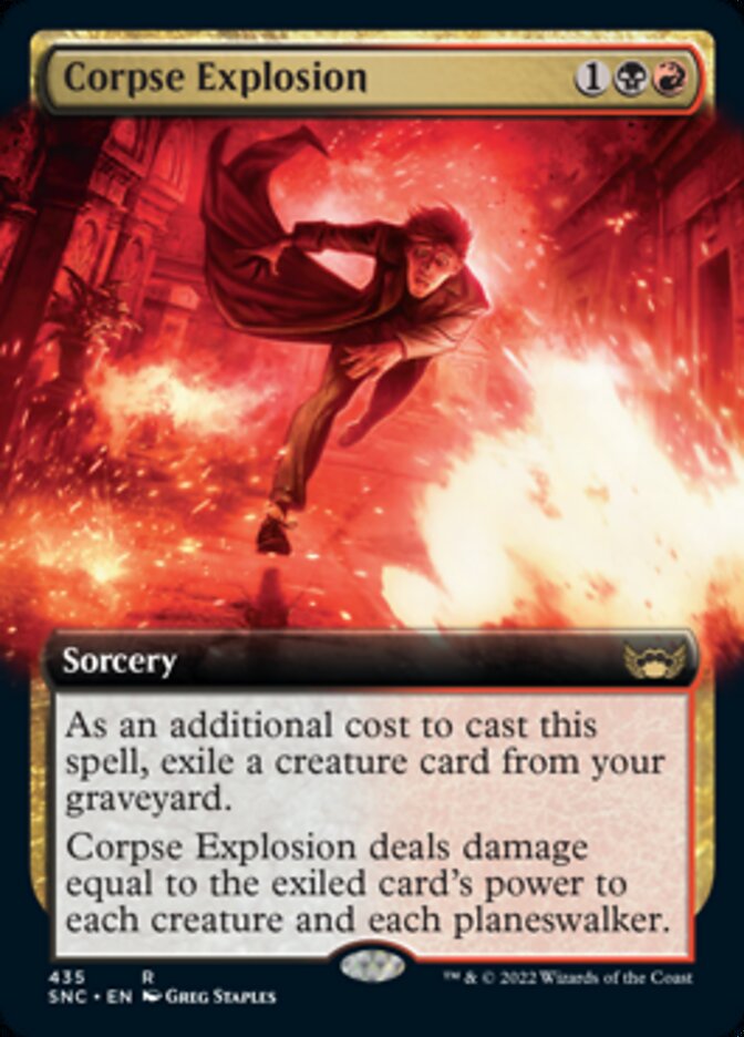 Corpse Explosion (Extended Art) [Streets of New Capenna] - Destination Retro