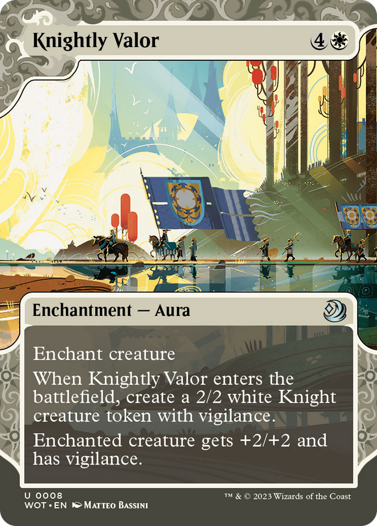 Knightly Valor [Wilds of Eldraine: Enchanting Tales] - Destination Retro