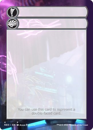 Helper Card (6/9) [Kamigawa: Neon Dynasty Tokens] - Destination Retro
