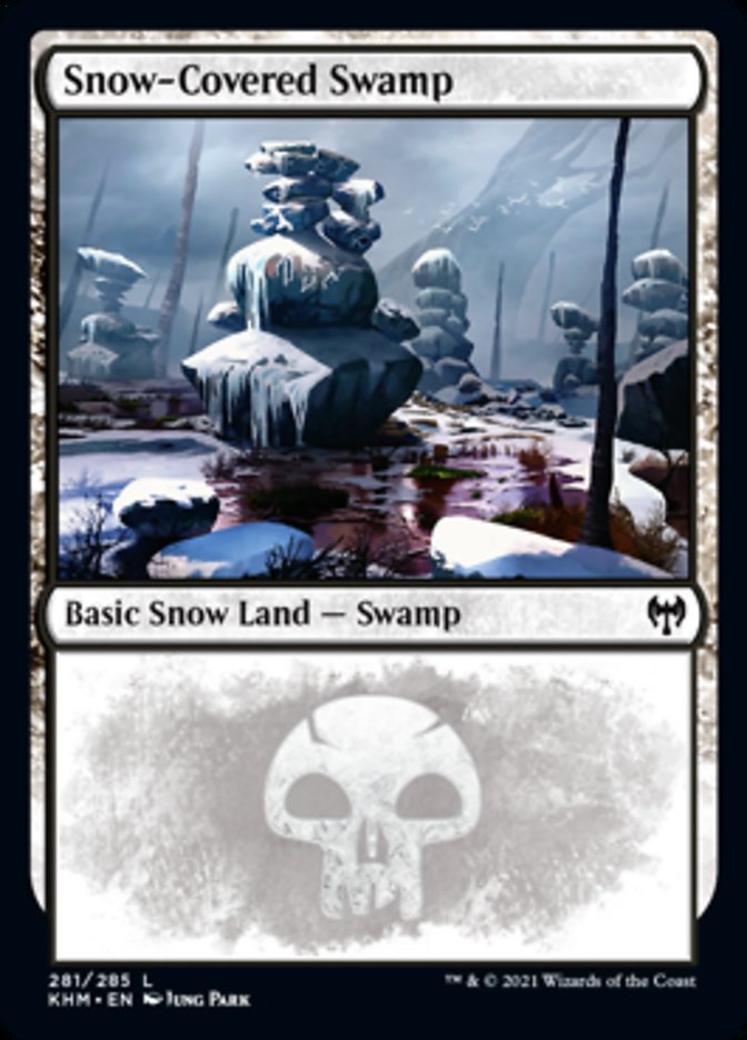 Snow-Covered Swamp (281) [Kaldheim] - Destination Retro