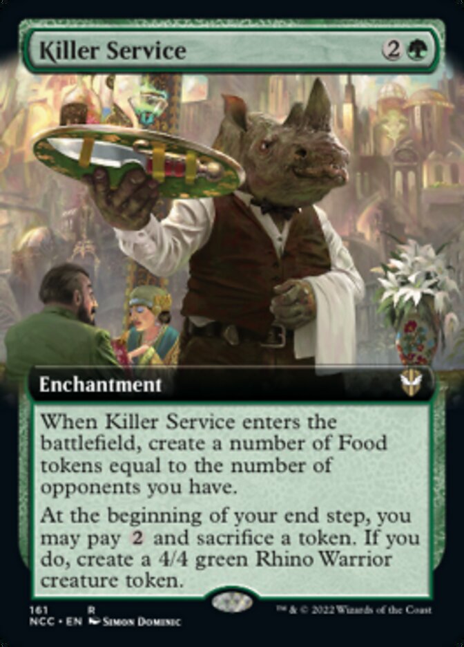 Killer Service (Extended Art) [Streets of New Capenna Commander] - Destination Retro
