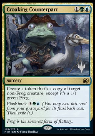 Croaking Counterpart (Promo Pack) [Innistrad: Midnight Hunt Promos] - Destination Retro
