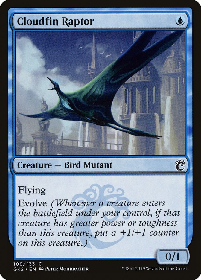 Cloudfin Raptor [Ravnica Allegiance Guild Kit] - Destination Retro