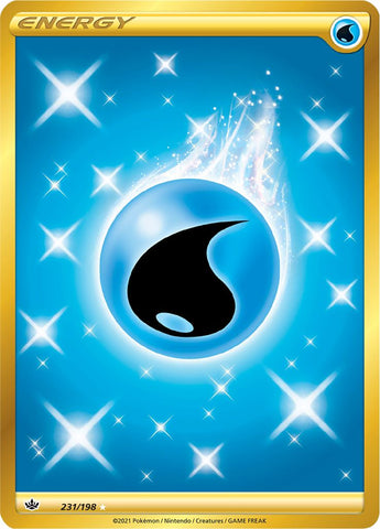 Water Energy (231/198) [Sword & Shield: Chilling Reign] - Destination Retro
