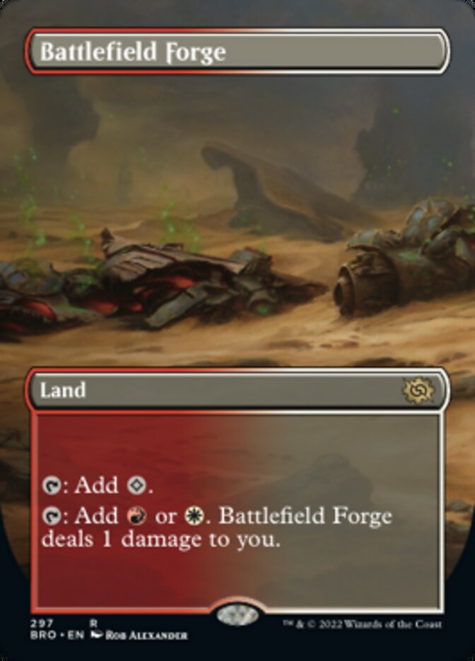 Battlefield Forge (Borderless Alternate Art) [The Brothers' War] - Destination Retro