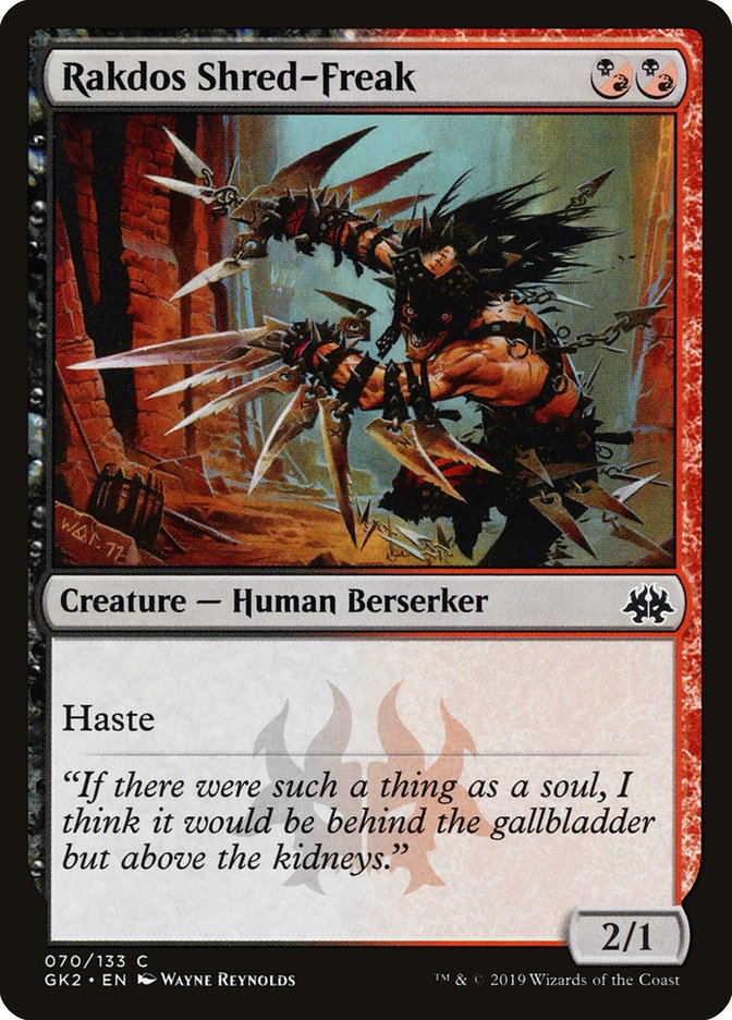 Rakdos Shred-Freak [Ravnica Allegiance Guild Kit] - Destination Retro