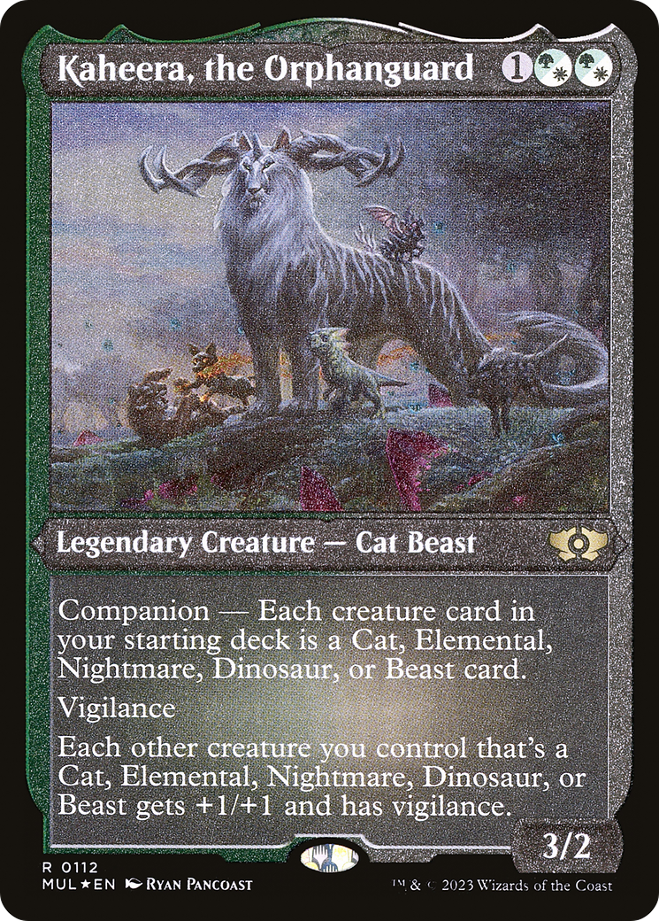 Kaheera, the Orphanguard (Foil Etched) [Multiverse Legends] - Destination Retro