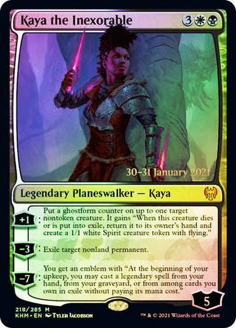 Kaya the Inexorable  [Kaldheim Prerelease Promos] - Destination Retro