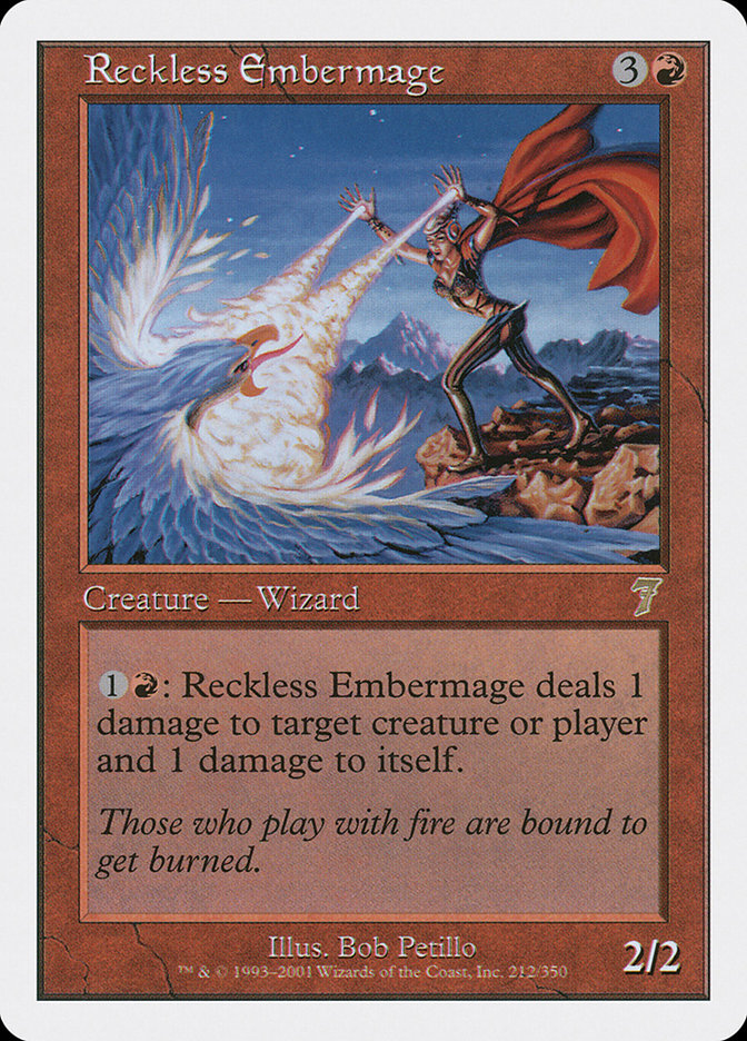 Reckless Embermage [Seventh Edition] - Destination Retro