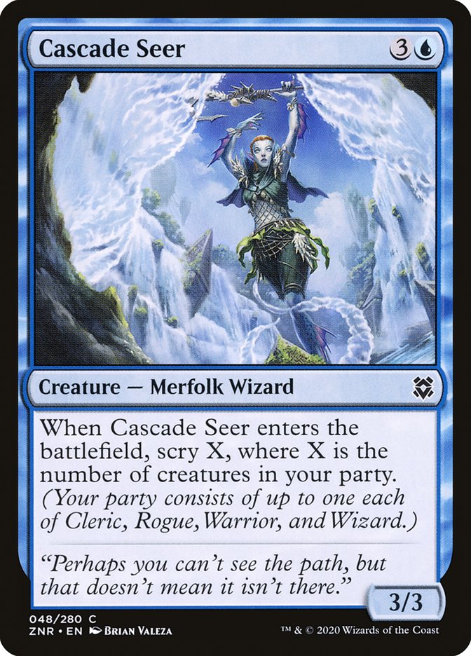 Cascade Seer [Zendikar Rising] - Destination Retro