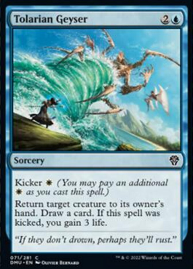 Tolarian Geyser [Dominaria United] - Destination Retro