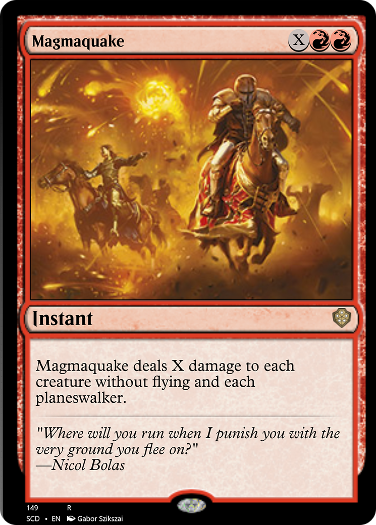 Magmaquake [Starter Commander Decks] - Destination Retro