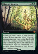 Majestic Genesis (Extended Art) [Commander Legends: Battle for Baldur's Gate] - Destination Retro
