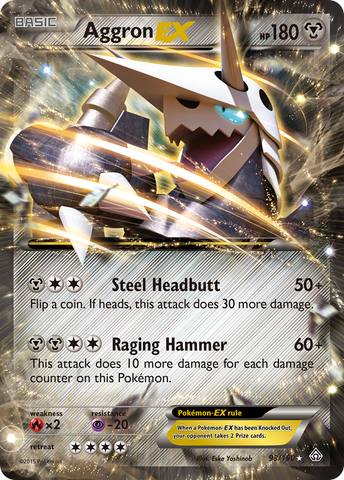 Aggron EX (93/160) [XY: Primal Clash] - Destination Retro