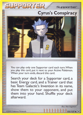 Cyrus's Conspiracy (105/127) [Platinum: Base Set] - Destination Retro