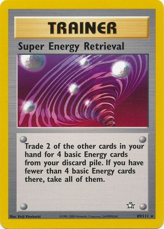 Super Energy Retrieval (89/111) [Neo Genesis Unlimited] - Destination Retro