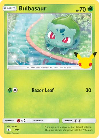 Bulbasaur (1/25) [McDonald's 25th Anniversary] - Destination Retro