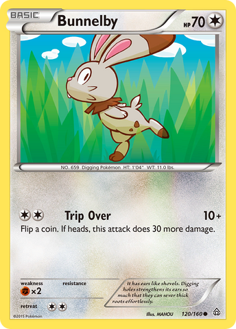 Bunnelby (120/160) [XY: Primal Clash] - Destination Retro