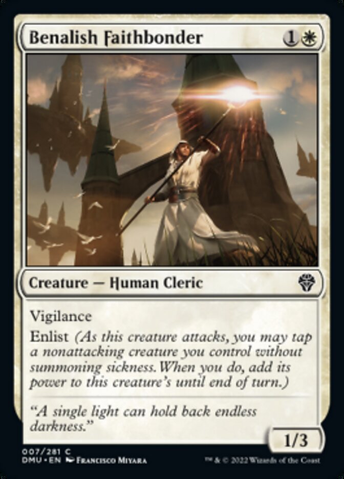 Benalish Faithbonder [Dominaria United] - Destination Retro