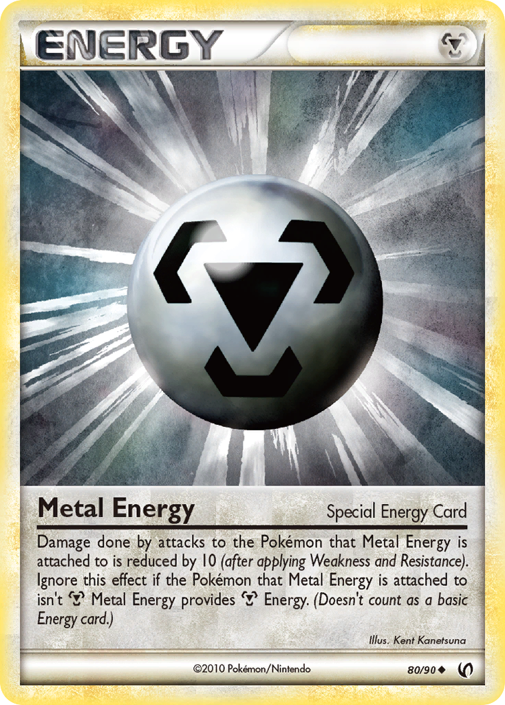 Metal Energy (80/90) [HeartGold & SoulSilver: Undaunted] - Destination Retro