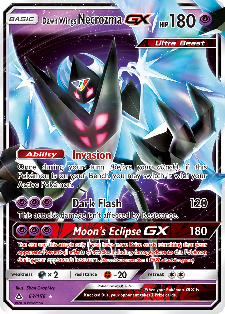 Dawn Wings Necrozma GX (63/156) [Sun & Moon: Ultra Prism] - Destination Retro