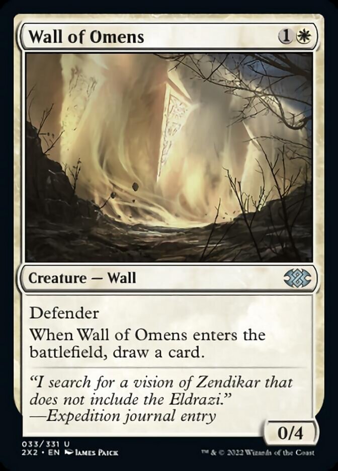 Wall of Omens [Double Masters 2022] - Destination Retro