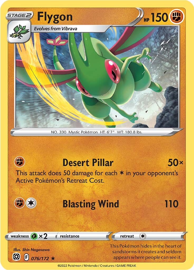 Flygon (076/172) [Sword & Shield: Brilliant Stars] - Destination Retro