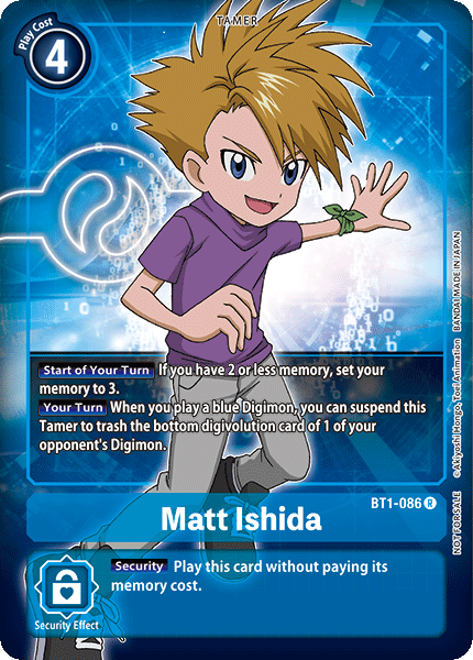 Matt Ishida [BT1-086] (Buy-A-Box Promo) [Release Special Booster Ver.1.0 Promos] - Destination Retro