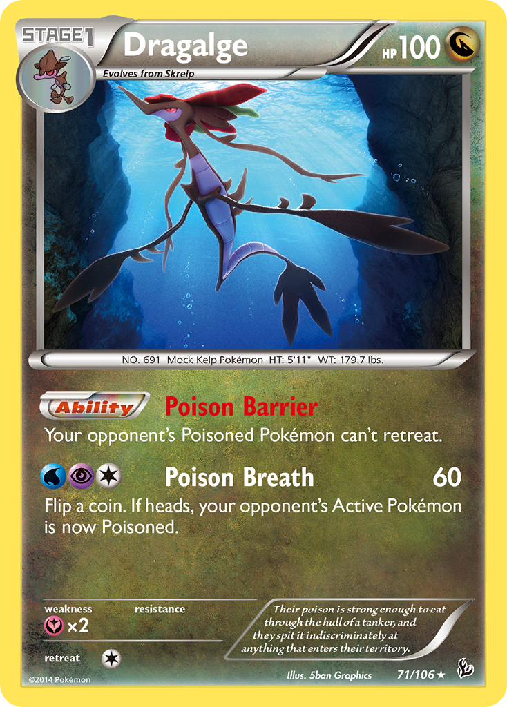 Dragalge (71/106) [XY: Flashfire] - Destination Retro