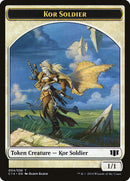 Kor Soldier // Pegasus Double-sided Token [Commander 2014 Tokens] - Destination Retro