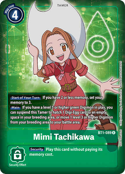 Mimi Tachikawa [BT1-089] (Buy-A-Box Promo) [Release Special Booster Ver.1.0 Promos] - Destination Retro