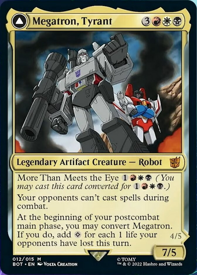 Megatron, Tyrant // Megatron, Destructive Force [Universes Beyond: Transformers] - Destination Retro