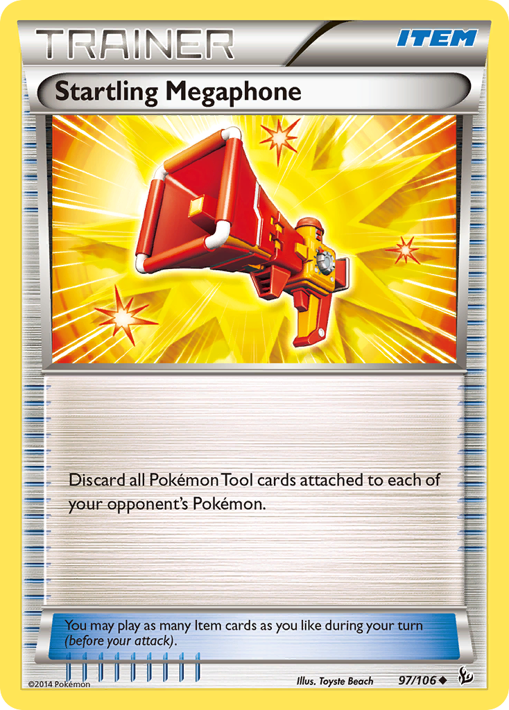 Startling Megaphone (97/106) [XY: Flashfire] - Destination Retro