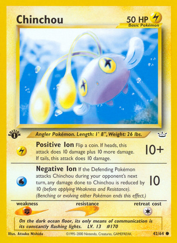 Chinchou (42/64) [Neo Revelation 1st Edition] - Destination Retro