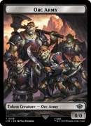 Orc Army (0018) // Food (0024) Double-Sided Token (Surge Foil) [The Lord of the Rings: Tales of Middle-Earth Tokens] - Destination Retro