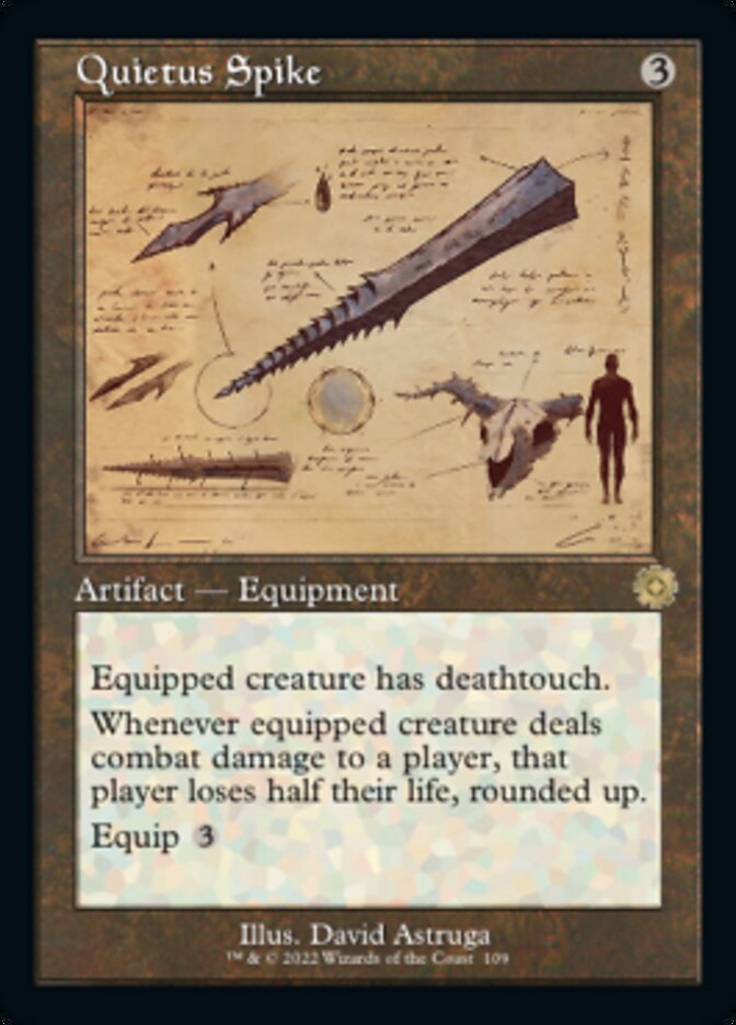 Quietus Spike (Retro Schematic) [The Brothers' War Retro Artifacts] - Destination Retro