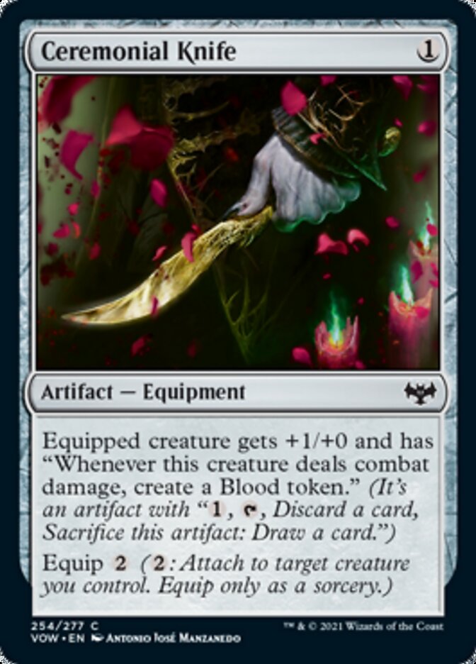 Ceremonial Knife [Innistrad: Crimson Vow] - Destination Retro