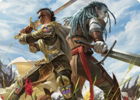 Join Forces Art Card [Dominaria United Art Series] - Destination Retro