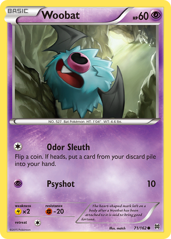 Woobat (71/162) [XY: BREAKthrough] - Destination Retro