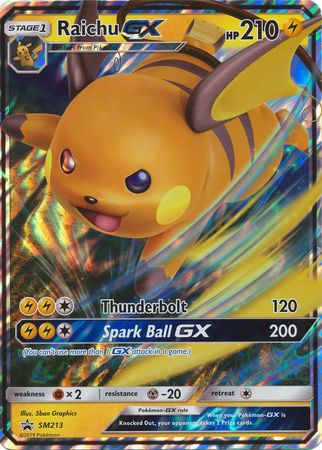 Raichu GX (SM213) (Jumbo Card) [Sun & Moon: Black Star Promos] - Destination Retro