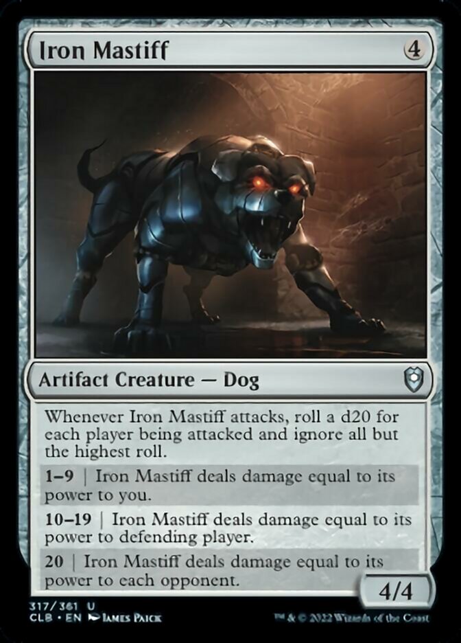 Iron Mastiff [Commander Legends: Battle for Baldur's Gate] - Destination Retro